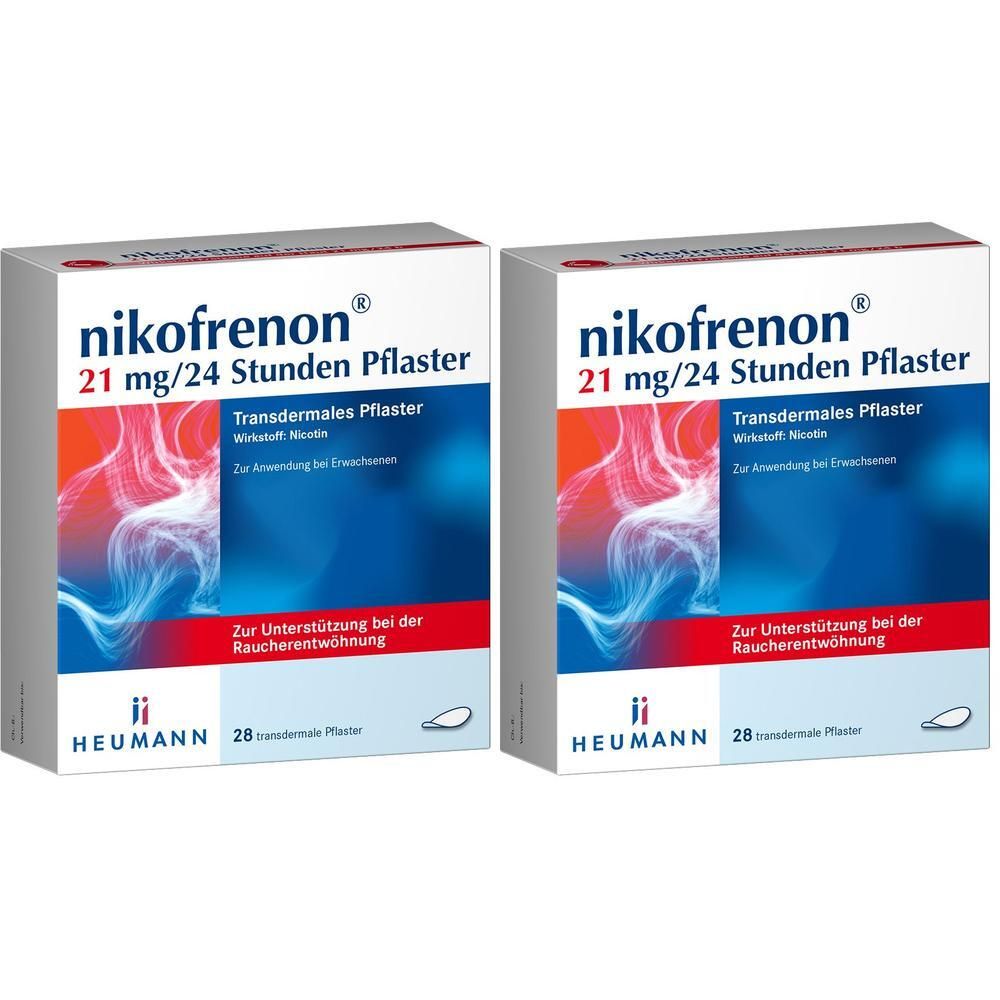 Nikofrenon 21Mg 24Std PFT x2 2x28 St Pflaster transdermal