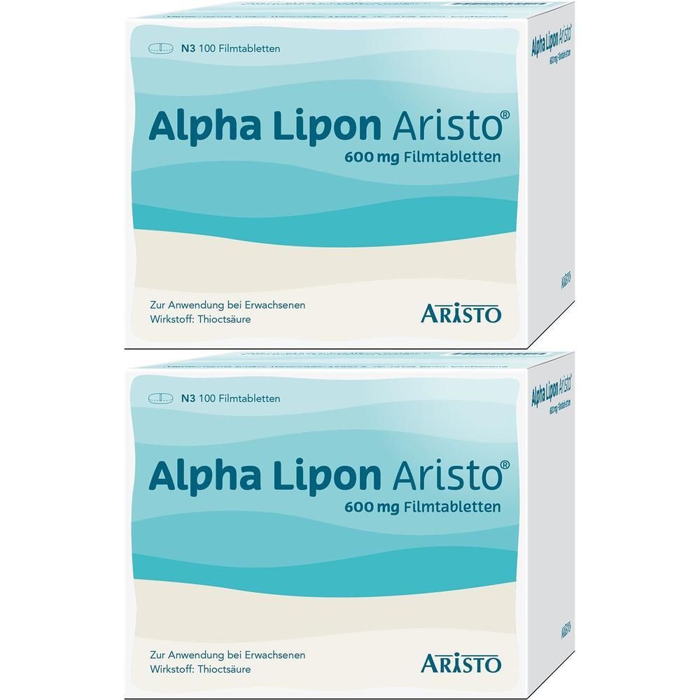 Alpha Lipon Aristo 600Mg x2 2x100 St Filmtabletten