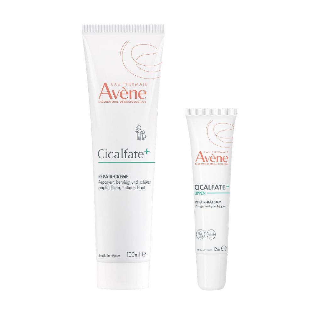 Avène Cicalfate+ Repair-Creme + Lippen Repair-Balsam Set 1 St