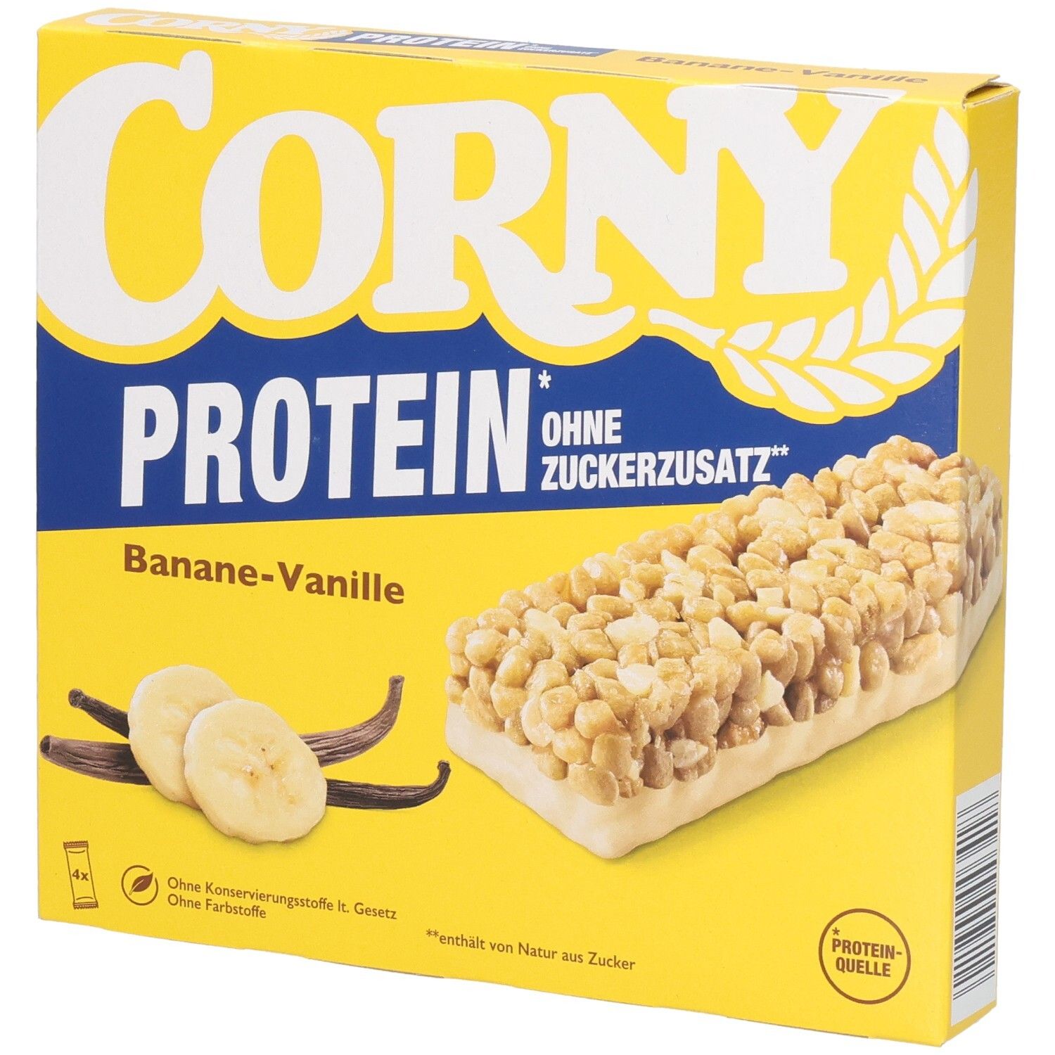 Corny + Protein Banane-Vanille 4x25 g Riegel