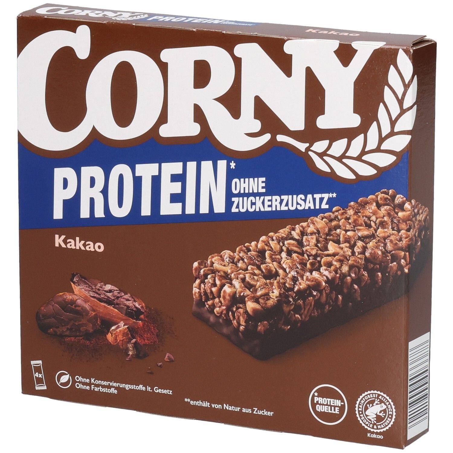 Corny + Protein Kakao 4x25 g Riegel