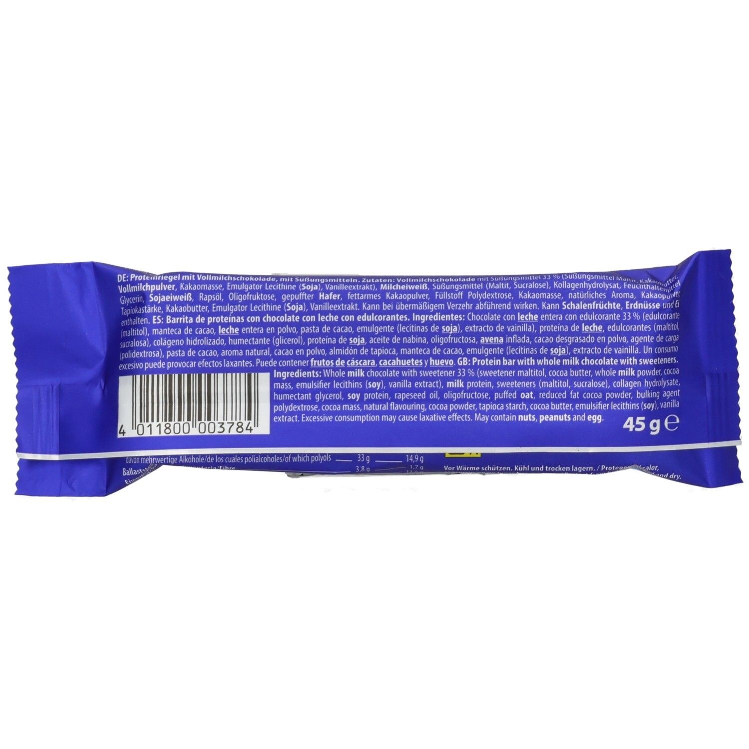 Corny Crunchy Protein Chocolate 45 g Riegel