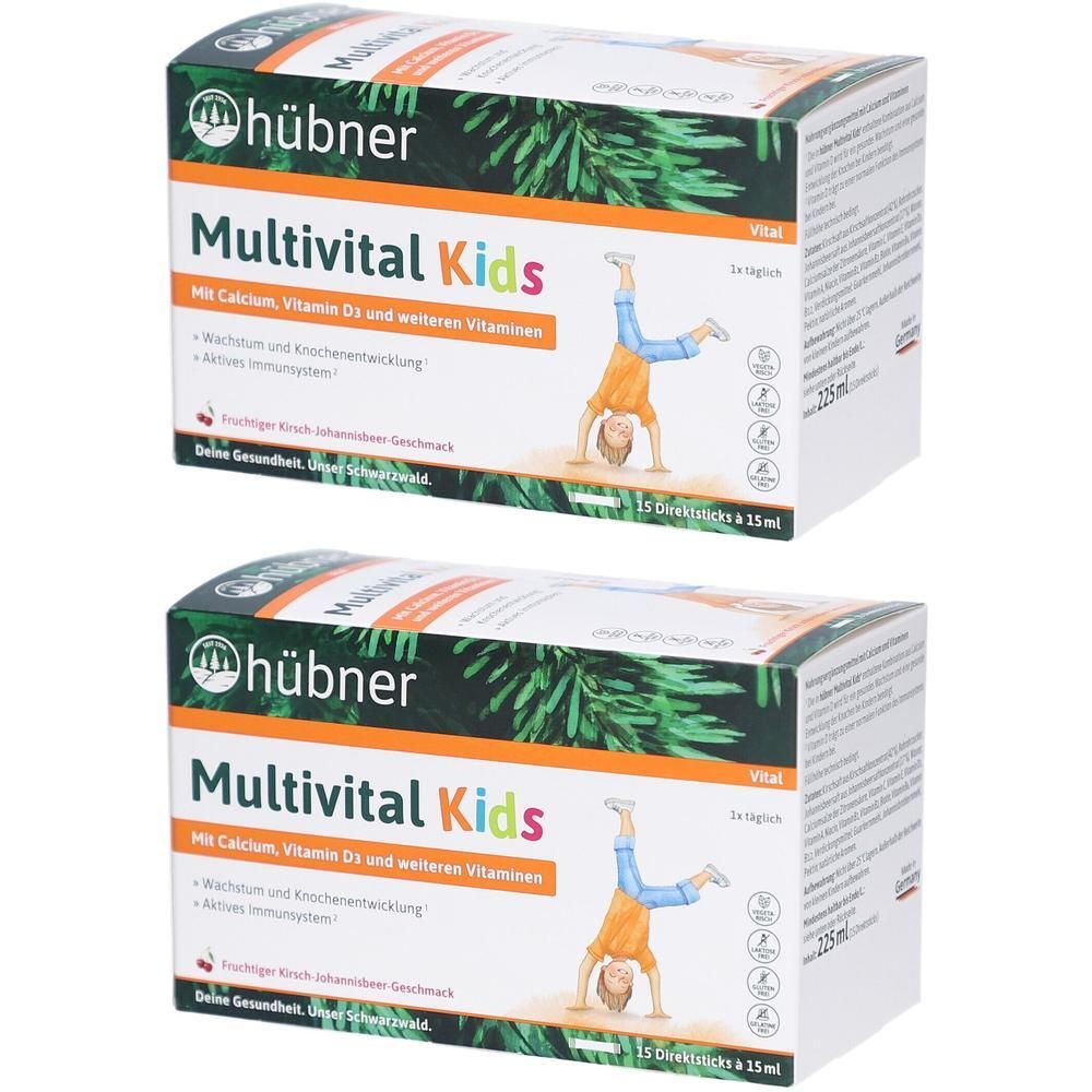 Hübner Multivital Kids flüssig 2x 2x15x15 ml Flüssigkeit
