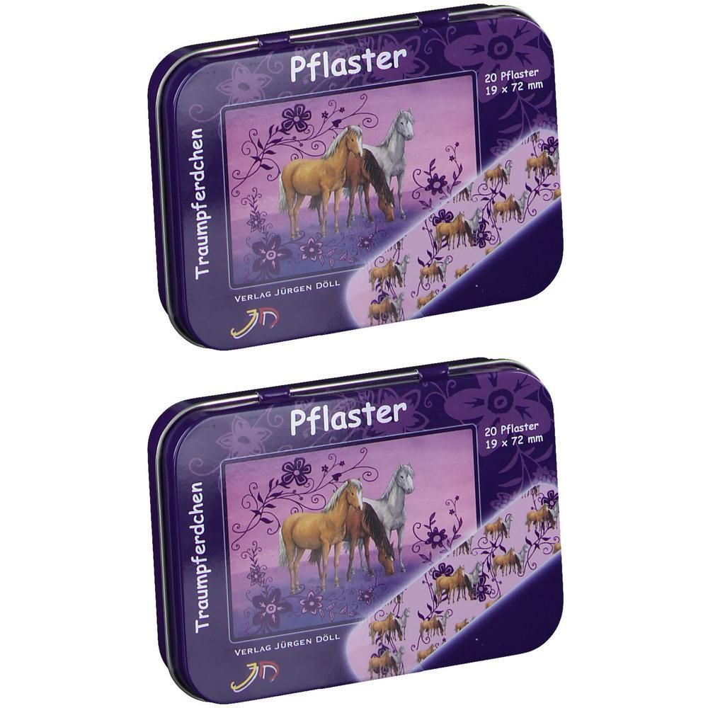 Kinderpflaster Traumpferdchen Dose 2x 2x20 St Pflaster