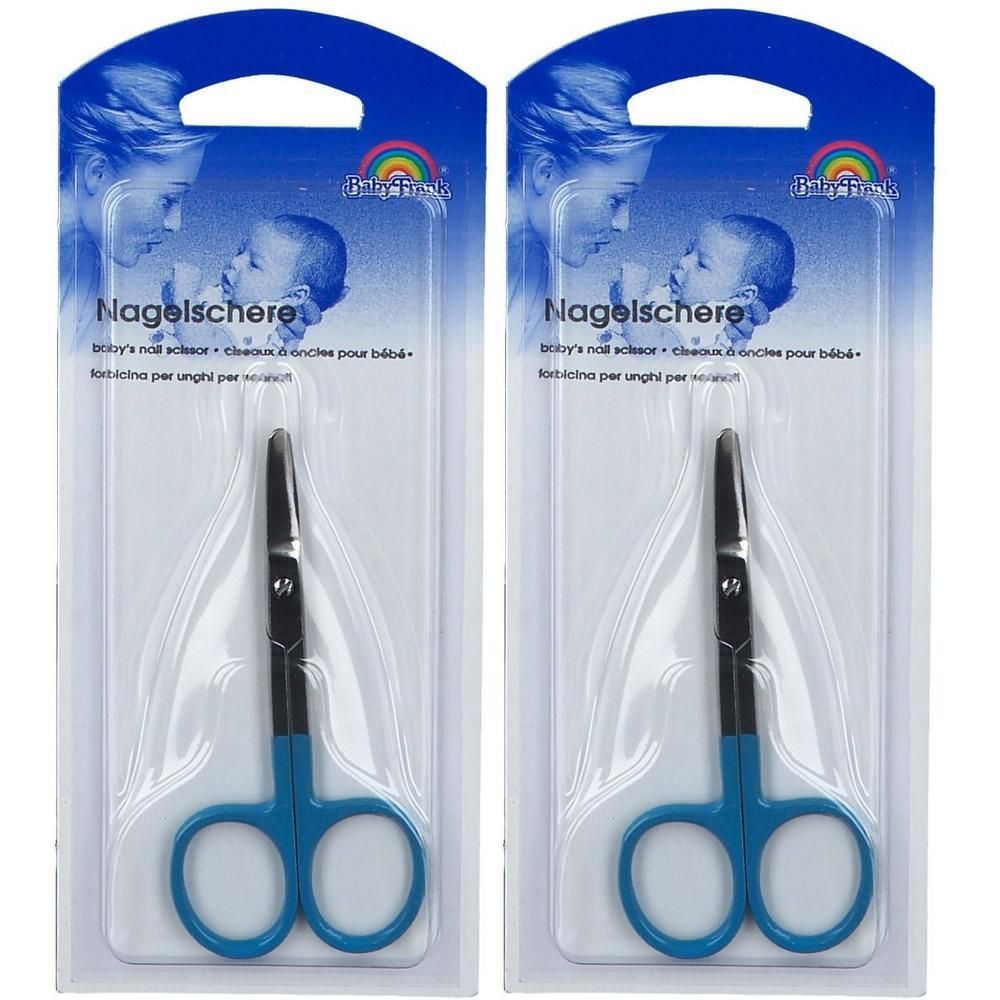 Babyschere 9 cm gebogen 2x 2x1 St