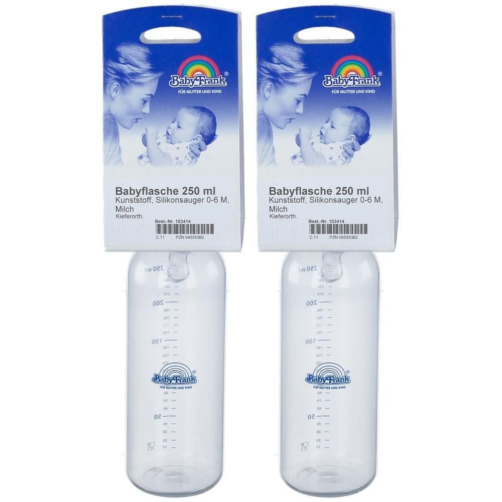 Babyflasche BF Kunststoff 103414 2x 2x1x250 ml Flaschen