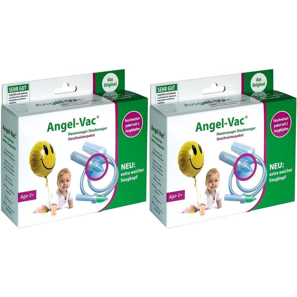 Angel-Vac Nasensauger Geschwister Paket 2x 2x1 St