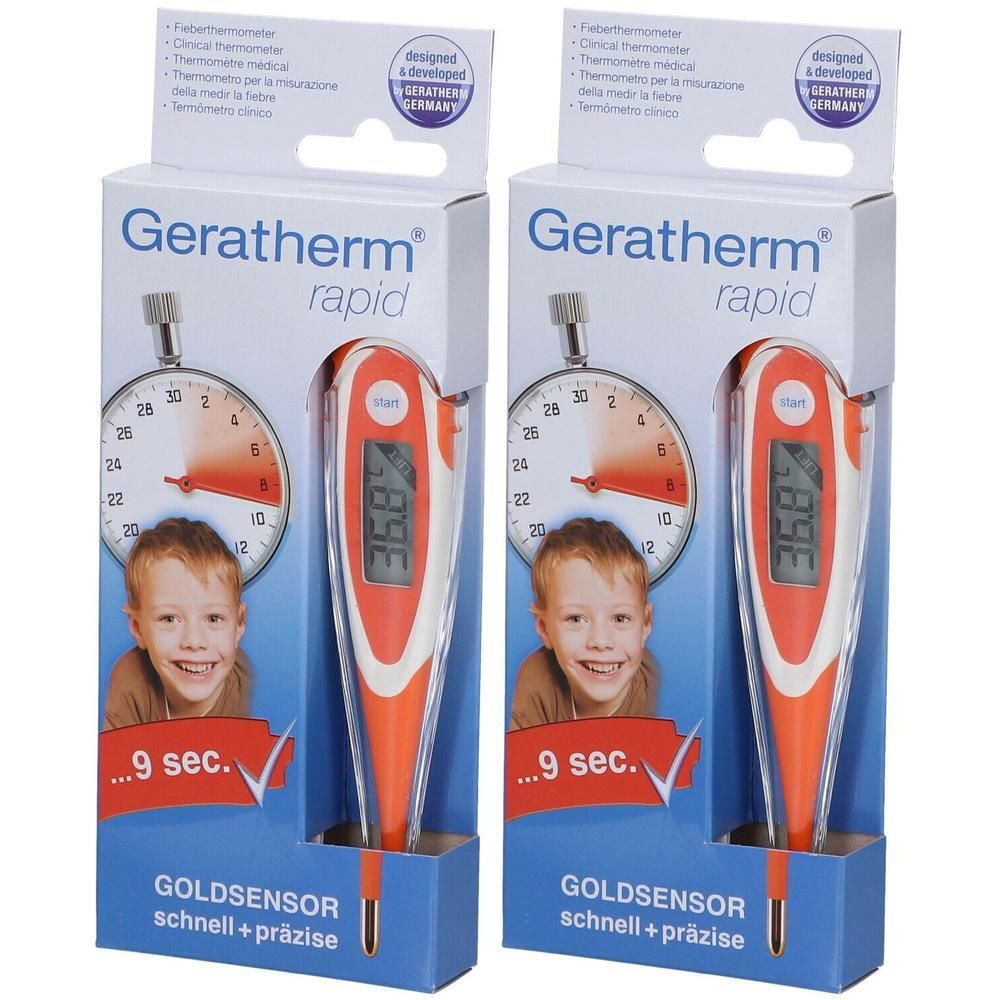 Geratherm Fieberthermometer rapid digital 2x 2x1 St