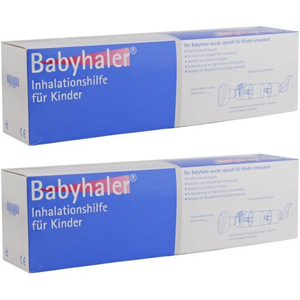 Babyhaler Inhalationshilfe f.Kinder 2x 2x1 St Inhalat