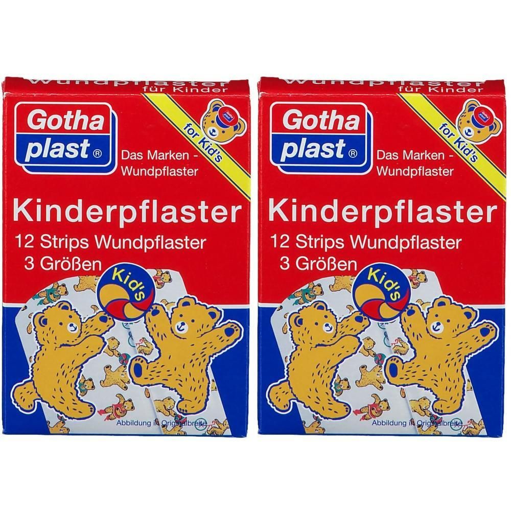 Gothaplast Kinderpflaster Strips 2x 2x12 St Pflaster