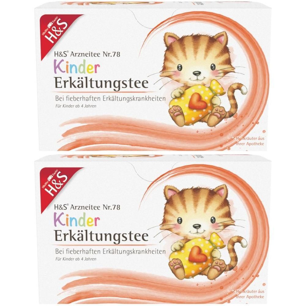 H&S Kinder Erkältungstee Filterbeutel 2x 2x20x1,5 g