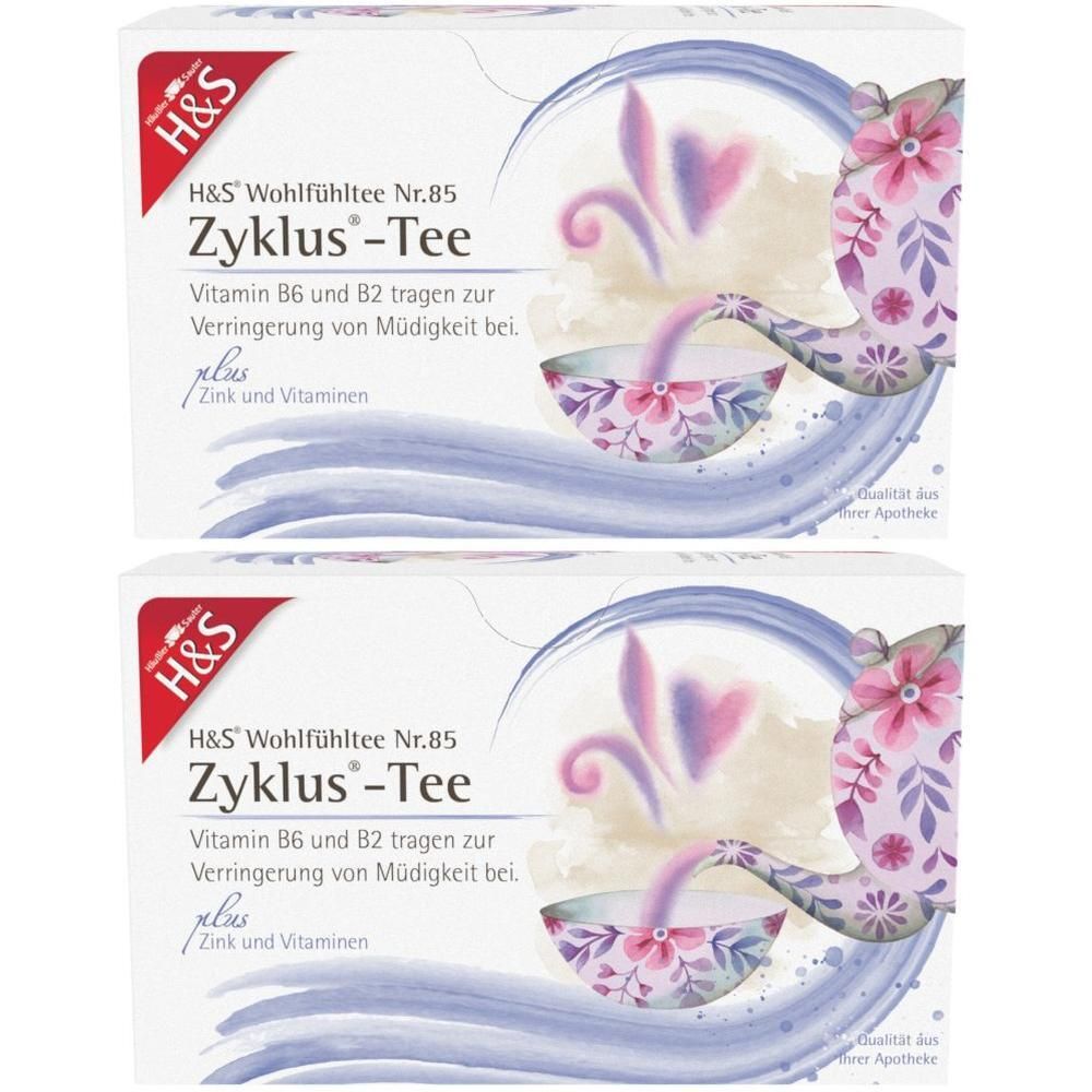 H&S Zyklus-Tee mit Zink und Vitaminen Filterbeutel 2x 2x20x1,5 g