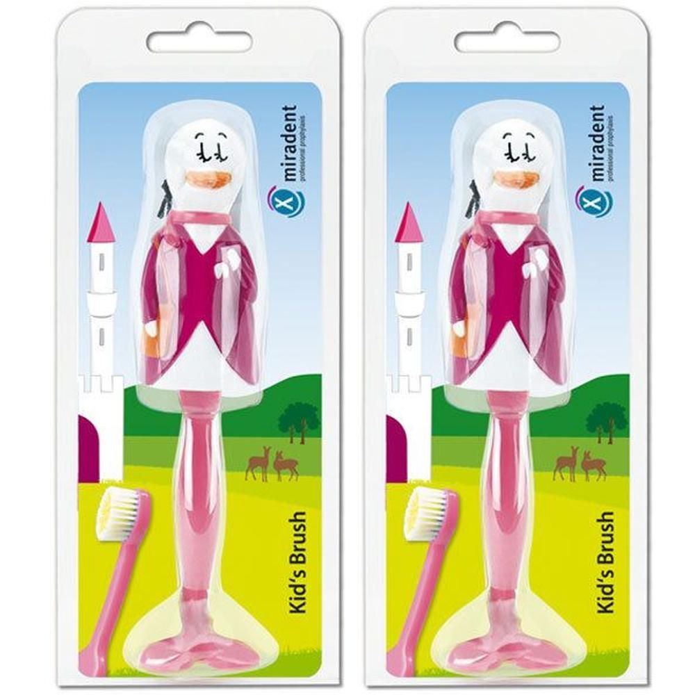 Miradent Kinderzahnbürste Kid's Brush Ente 2x 2x1 St Zahnbürste