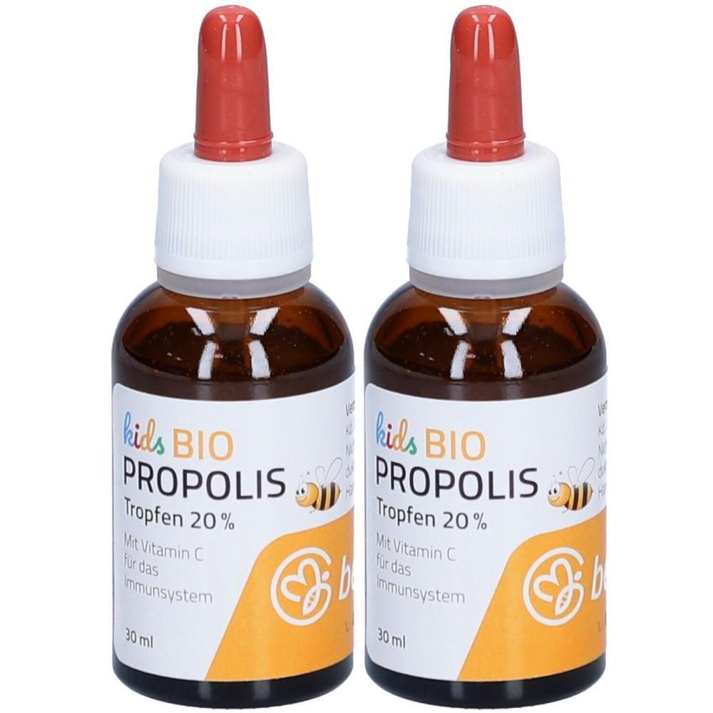 Beecraft Kids Propolis Bio Tropfen 20% plus Vit.C 2x 2x30 ml