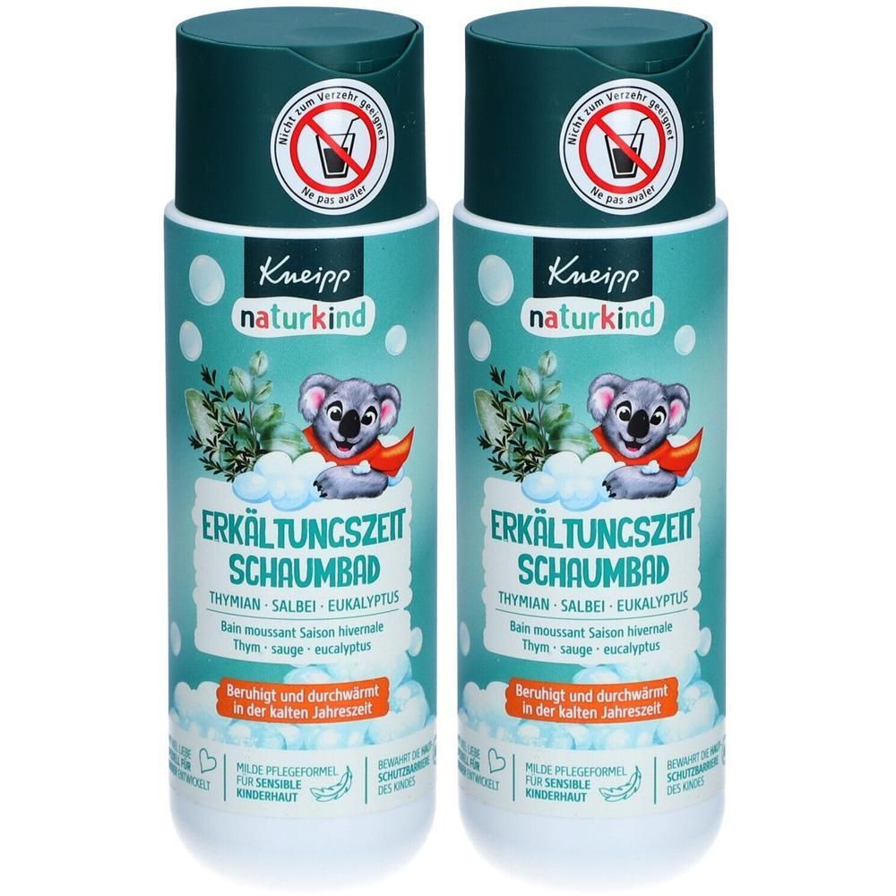 Kneipp naturkind Erkältungszeit Schaumbad 2x 2x200 ml Bad