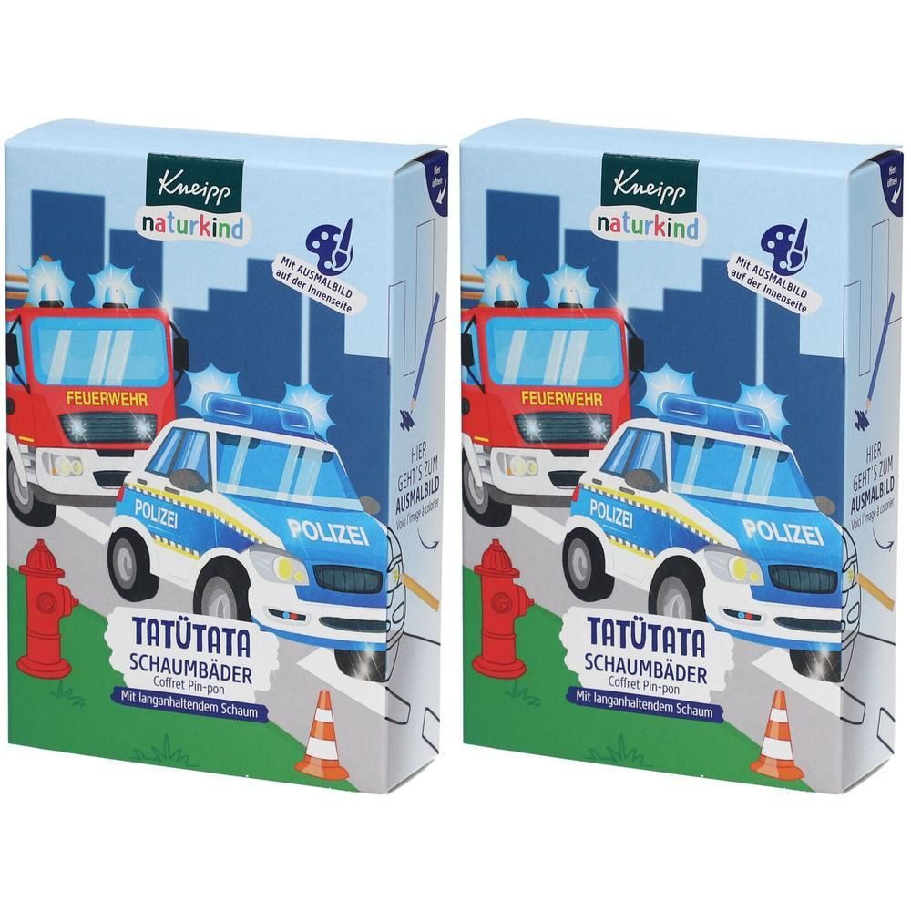 Kneipp naturkind Tatütata Geschenkset 2x 2x3x40 ml Bad