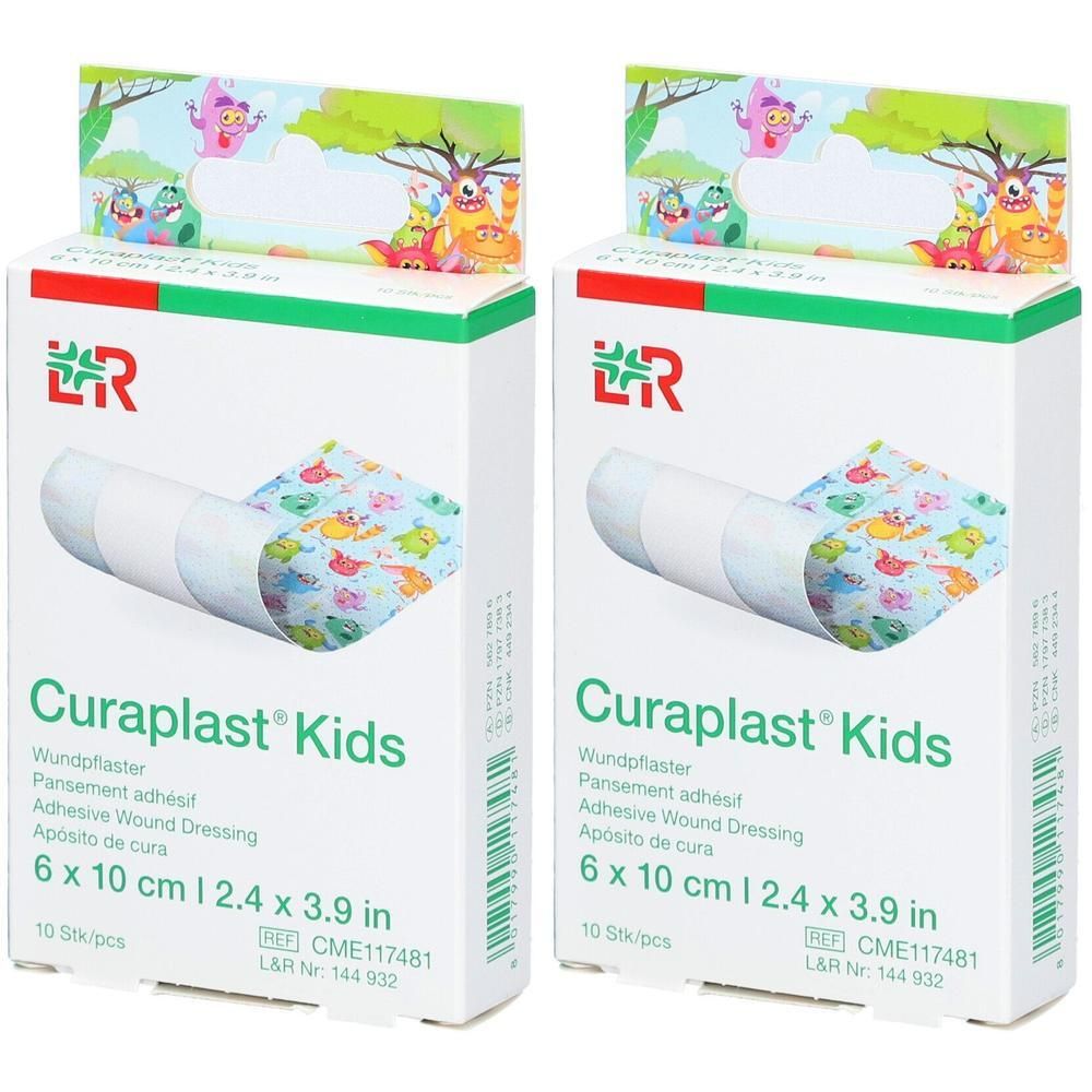 Curaplast Kids Pflaster zuschneidbar 6 cmx1 m 2x 2x10 St