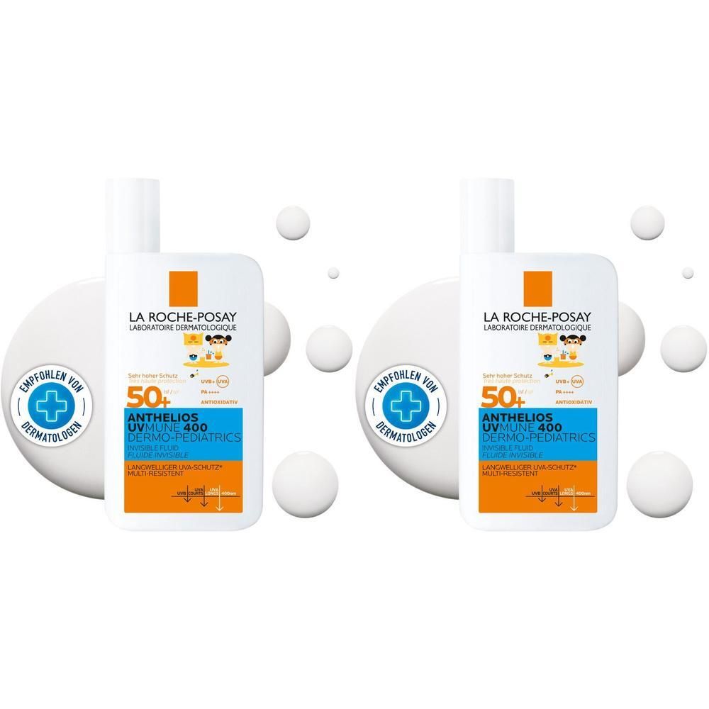 Roche-Posay Anthelios Dermo Kids Fluid LSF 50+ 2x 2x50 ml Flüssigkeit