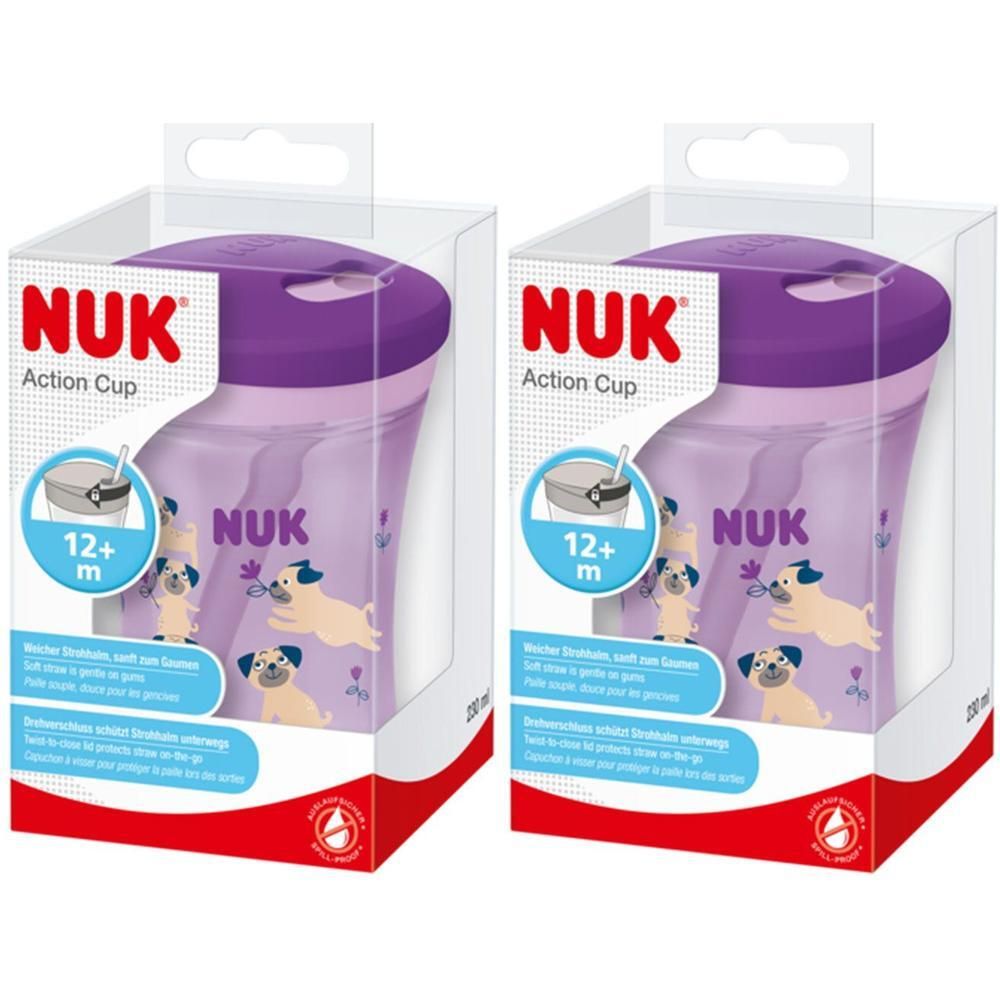 NUK Action Cup 230 ml Evolution ab 12 Mon. 2x 2x1 St