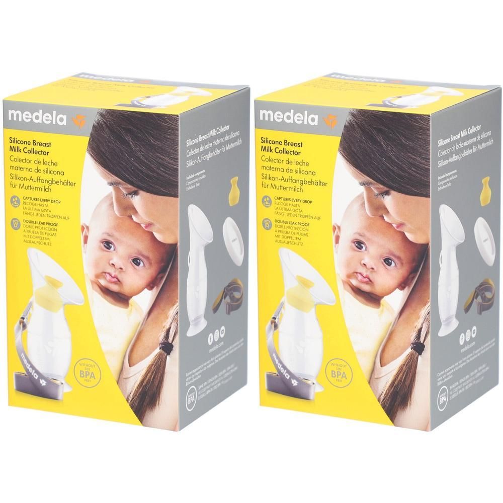 Medela Muttermilch Auffangbehälter Silikon 2x 2x1 St
