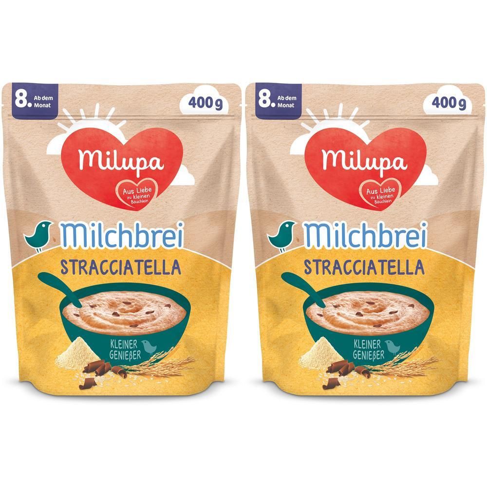 Milupa Kleine Genießer Milchbrei Stracciatella 2x 2x400 g