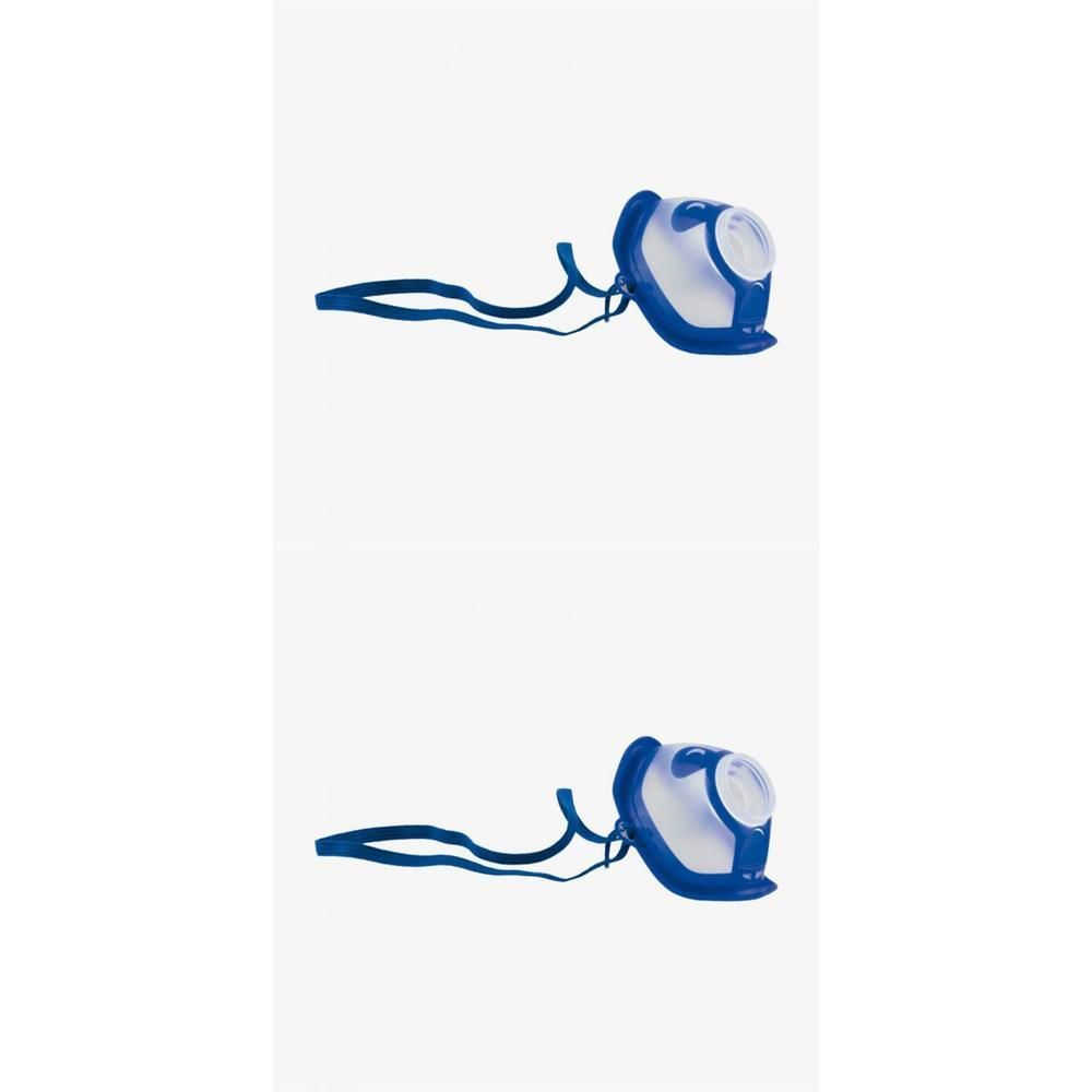 Microdrop RF7 Maske Kind blau transparent 2x 2x1 St