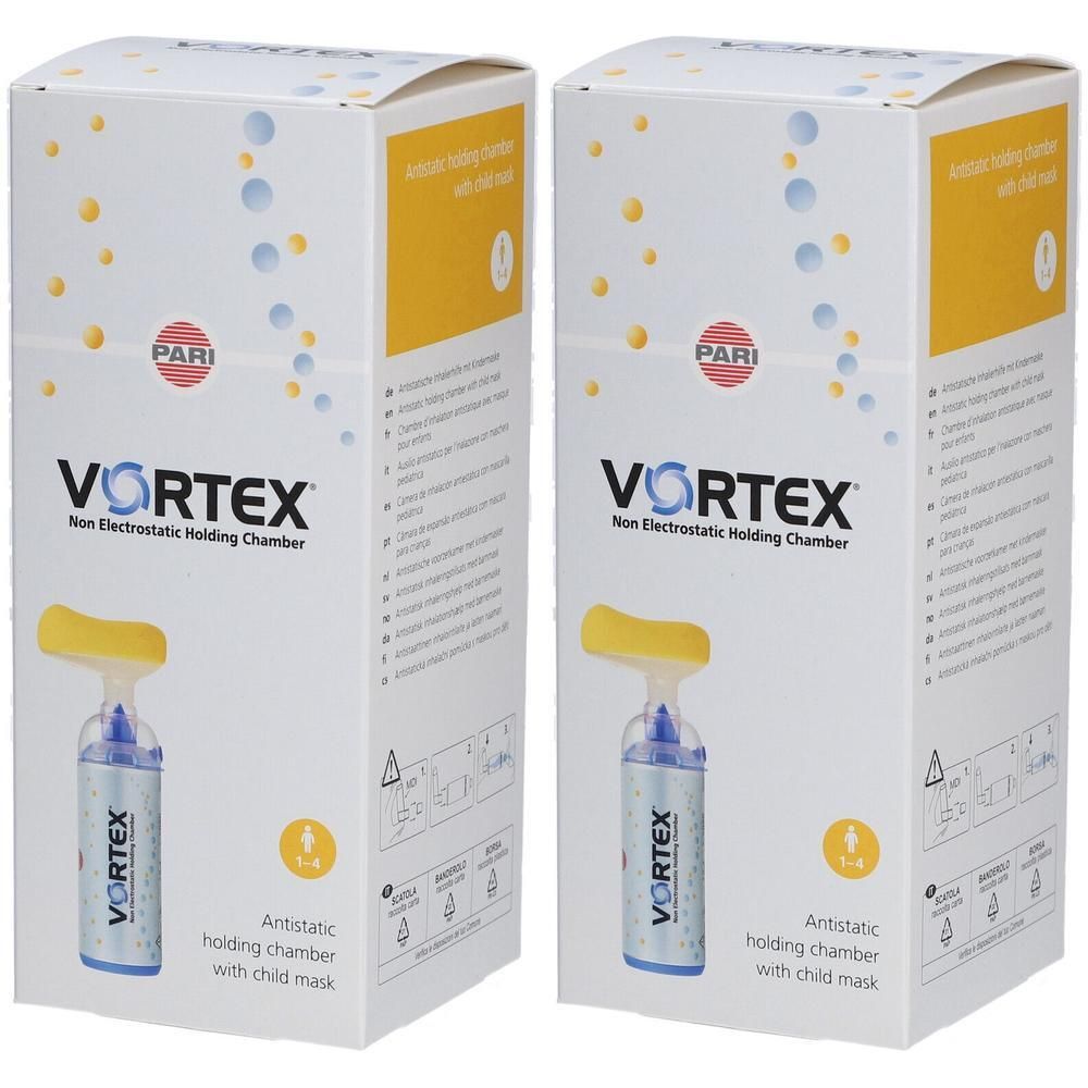 Vortex Inhalierhilfe m.Kindermaske 1-4 Jahre 2x 2x1 St