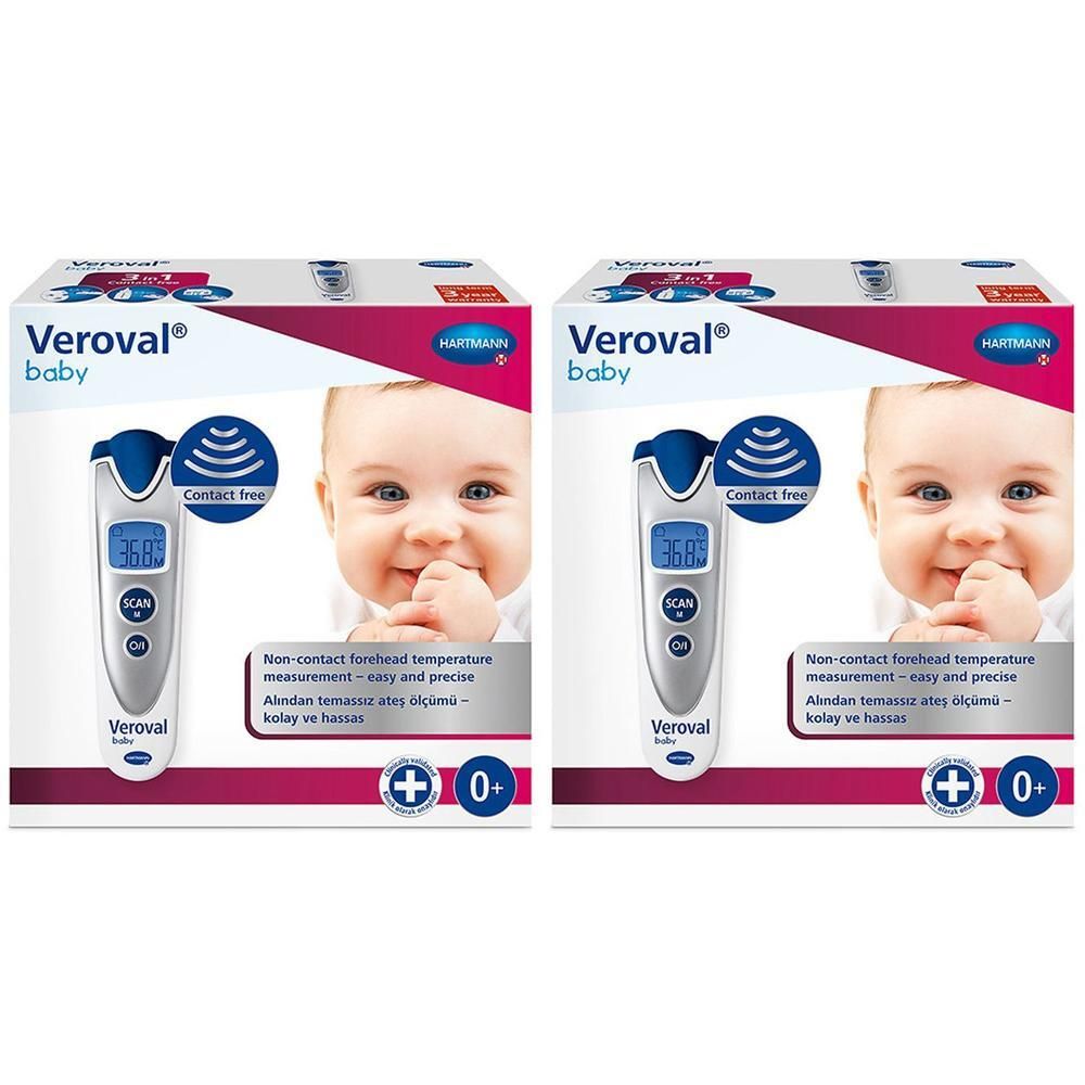 Veroval Baby Thermometer silber 2x 2x1 St