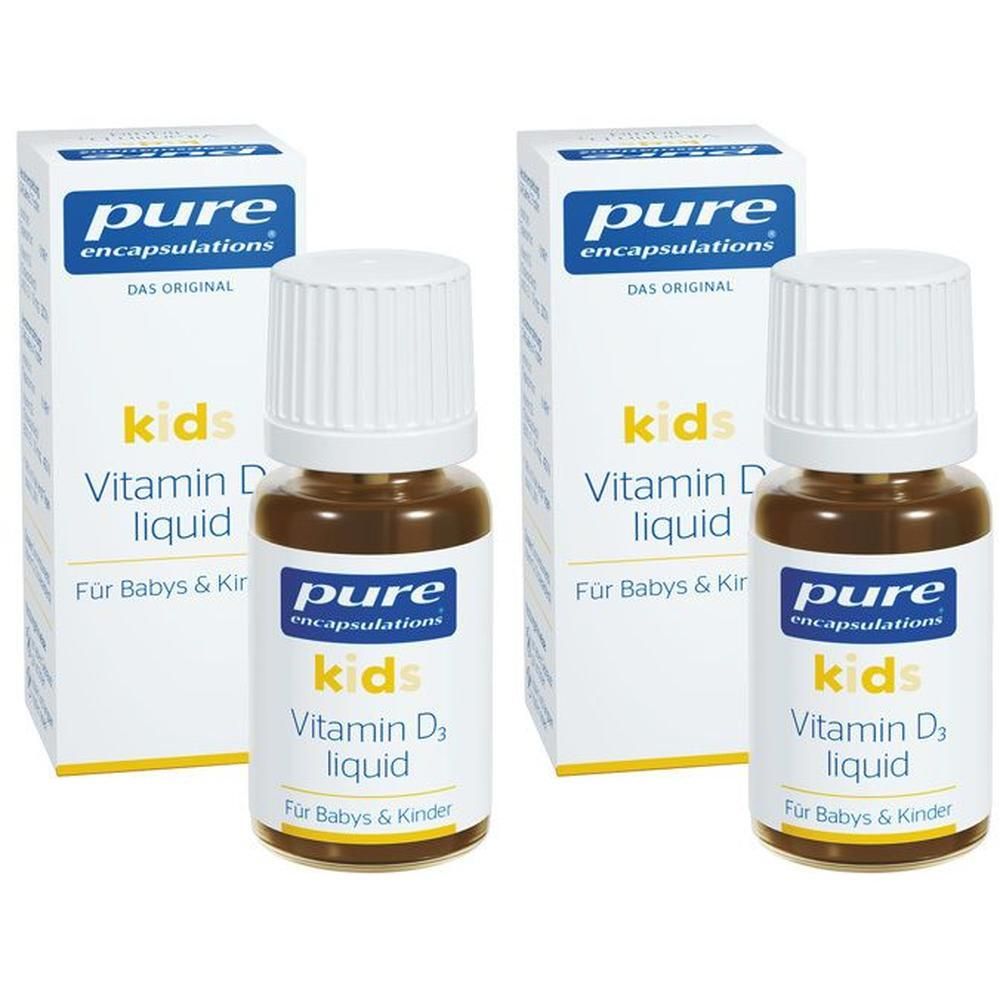 Pure Encapsulations Kids Vitamin D3 liquid 2x 2x10 ml Liquidum