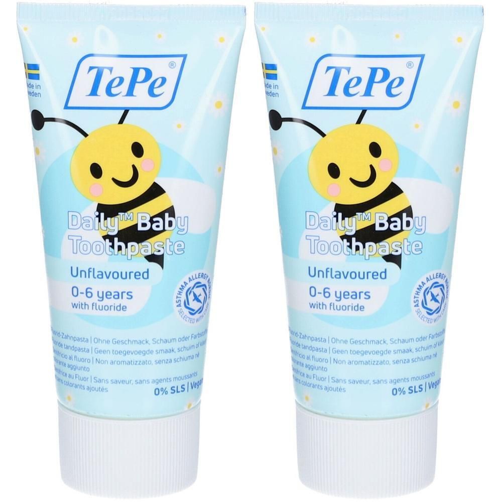 Tepe Daily Baby Toothpaste 2x 2x50 ml Zahnpasta