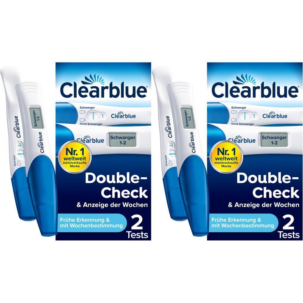 Clearblue Schwangerschaftstest Kombipack Urin 2x 2x2 St Kombipackung