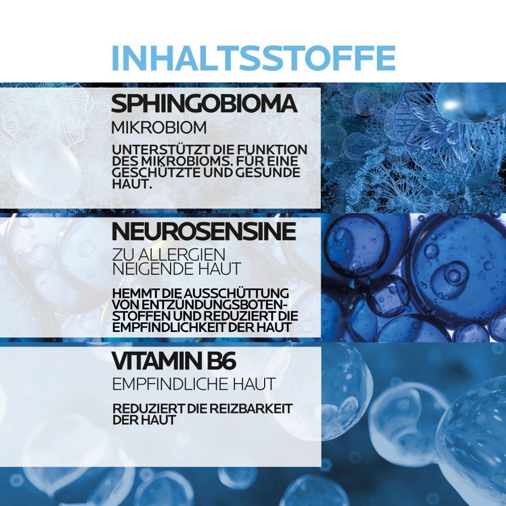 Inhaltsstoffe: Sphingobioma, Neurosensine, Vitamin B6. Text und Abbildungen der Inhaltsstoffe und deren Wirkung.