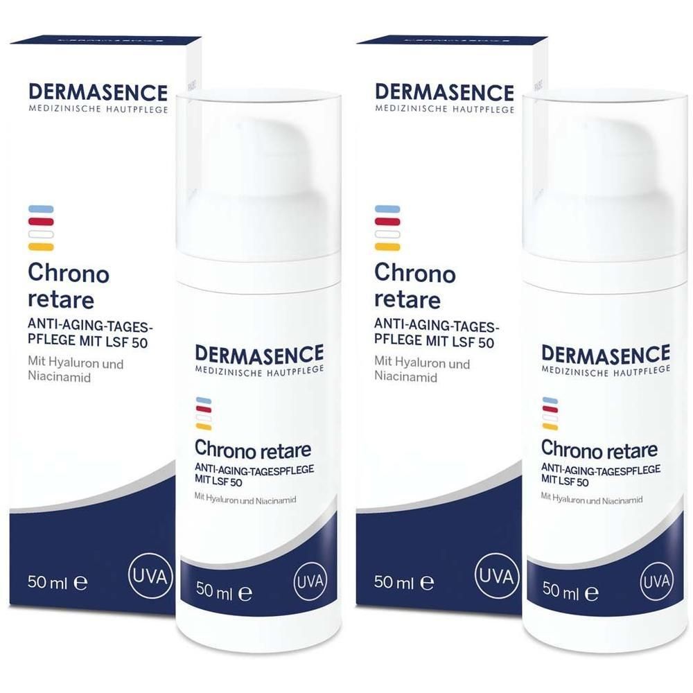 Dermasence Chrono retare Anti-Aging-Tagespf.LSF 50 2x 2x50 ml Tagescreme