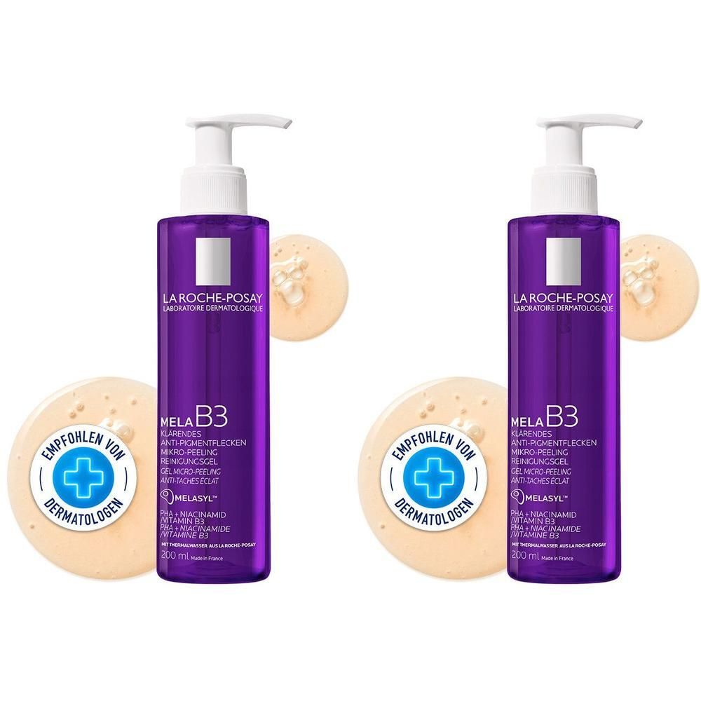 Roche-Posay Mela B3 Reinigung Gel 2x 2x200 ml