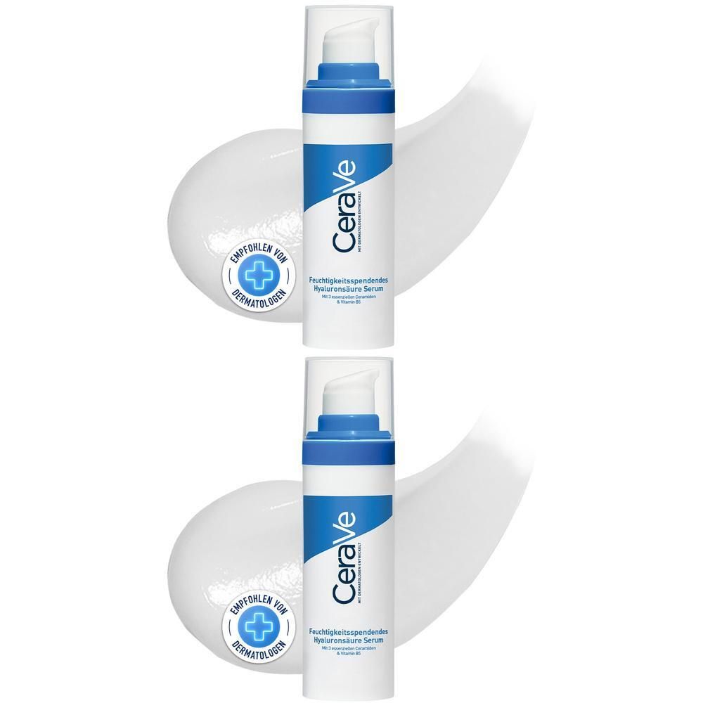 Cerave feuchtigkeitsspendendes Hyaluronsäure Serum 2x 2x30 ml Flüssigkeit
