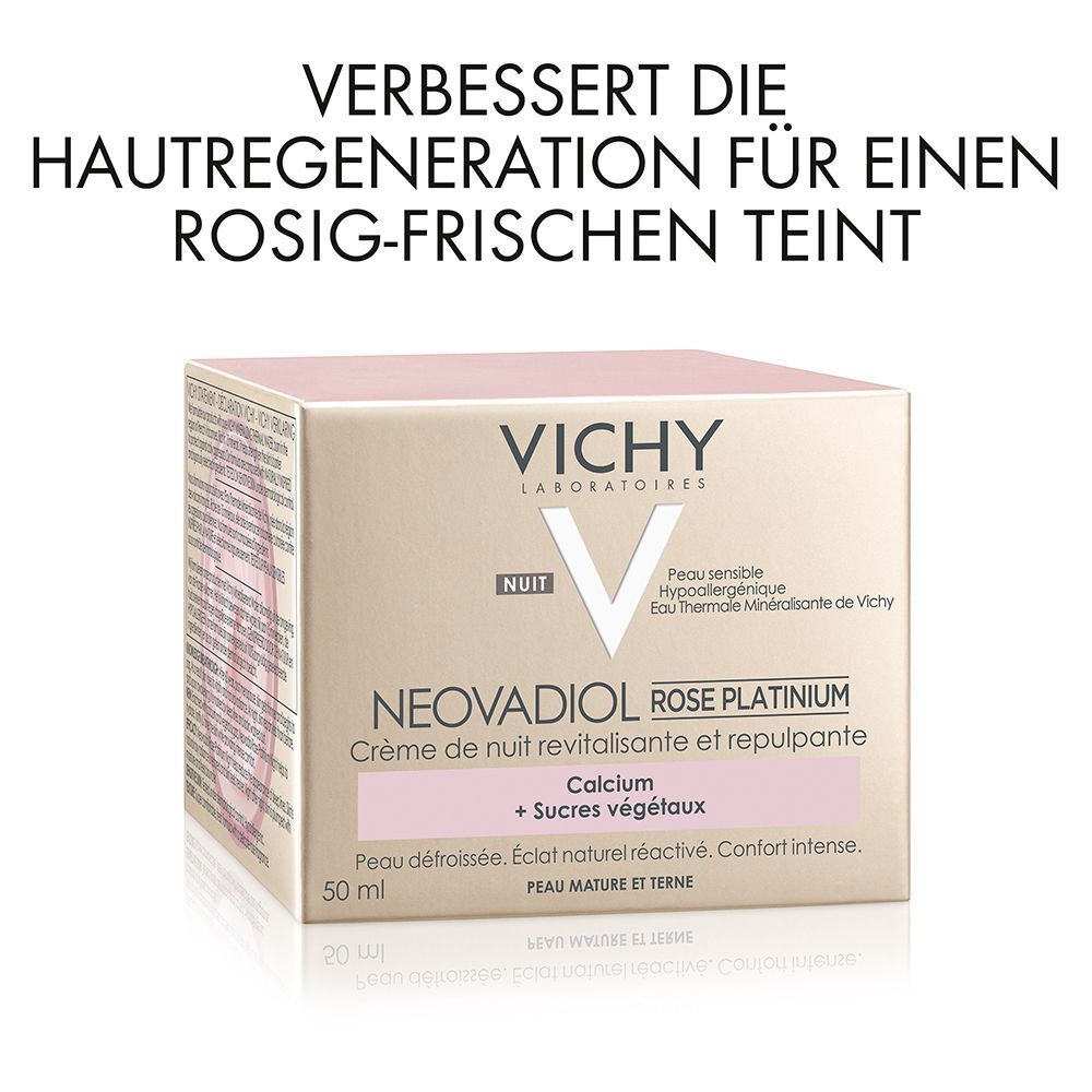 Verpackung: VICHY NEOVADIOL Rose Platinum Nacht. Creme für reife Haut. 50 ml.