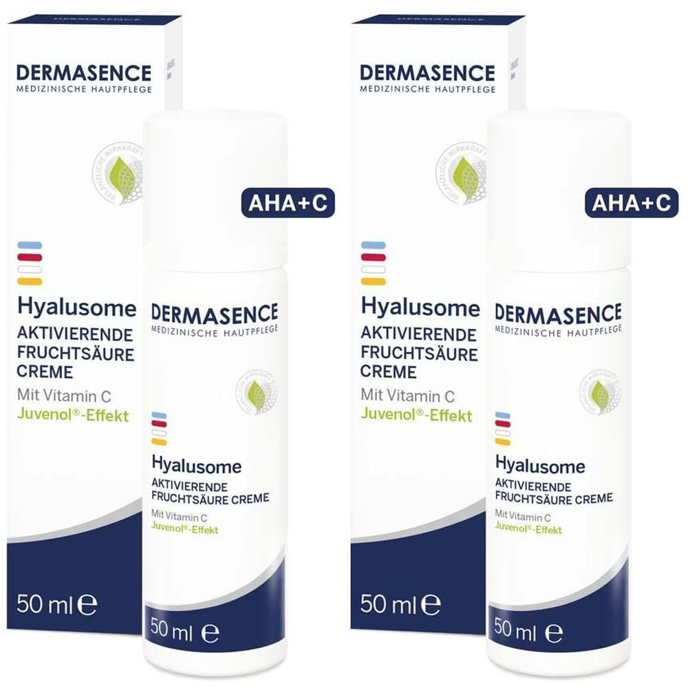 Dermasence Hyalusome aktiv.Fruchtsäure Creme 2x 2x50 ml