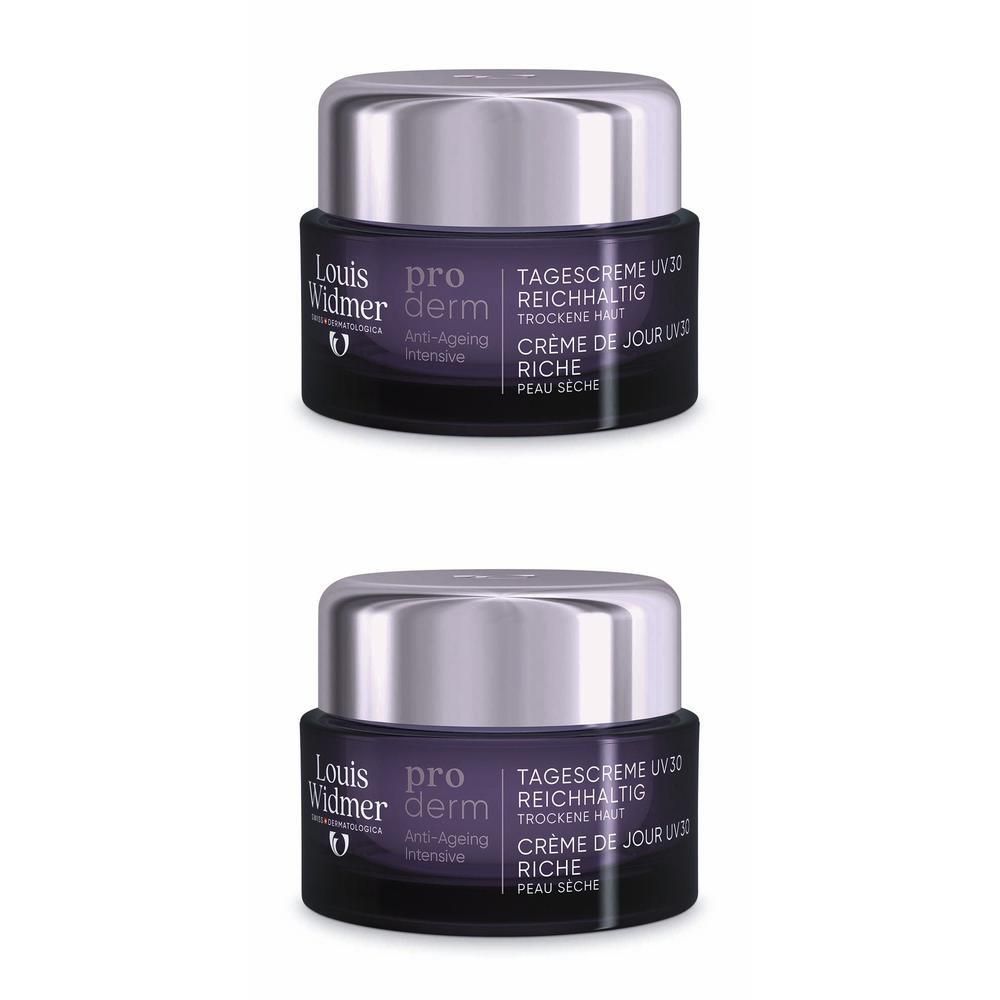 Widmer proderm Tagescreme UV 30 reichhaltig o.P. 2x 2x50 ml Creme