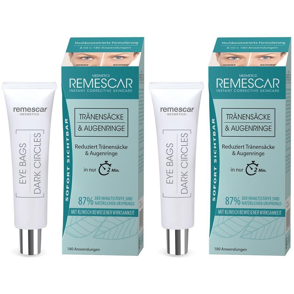 Remescar Tränensäcke und Augenringe Augencreme 2x 2x8 ml