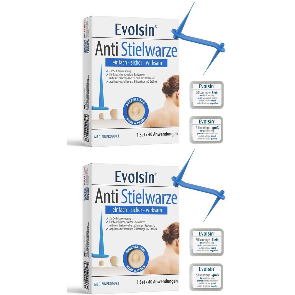 Evolsin Anti-Stielwarze Stielwarzenentferner 2x 2x40 St
