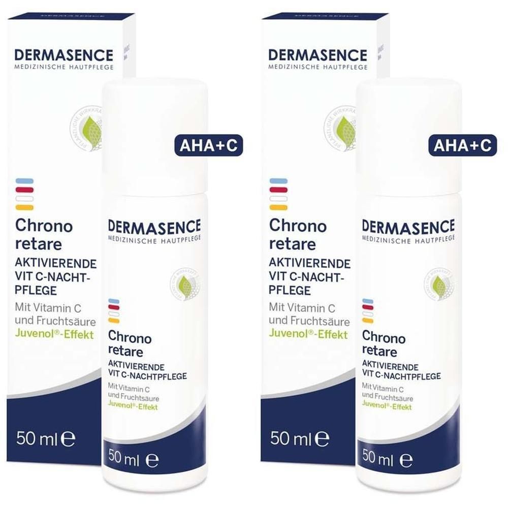 Dermasence Chrono retare aktiv.VIT-C Nachtpflege 2x 2x50 ml Nachtcreme
