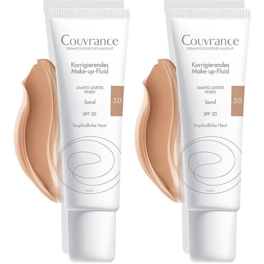 Avene Couvrance korrigier.Make-up Fluid sand 3.0 2x 2x30 ml Make up