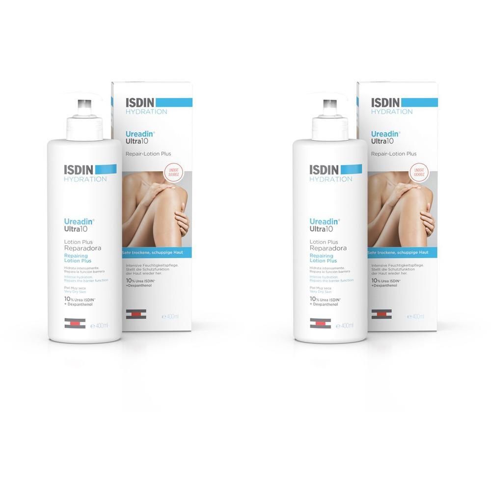 Isdin Ureadin ultra 10 Repair-Lotion Plus 2x 2x400 ml Lotion