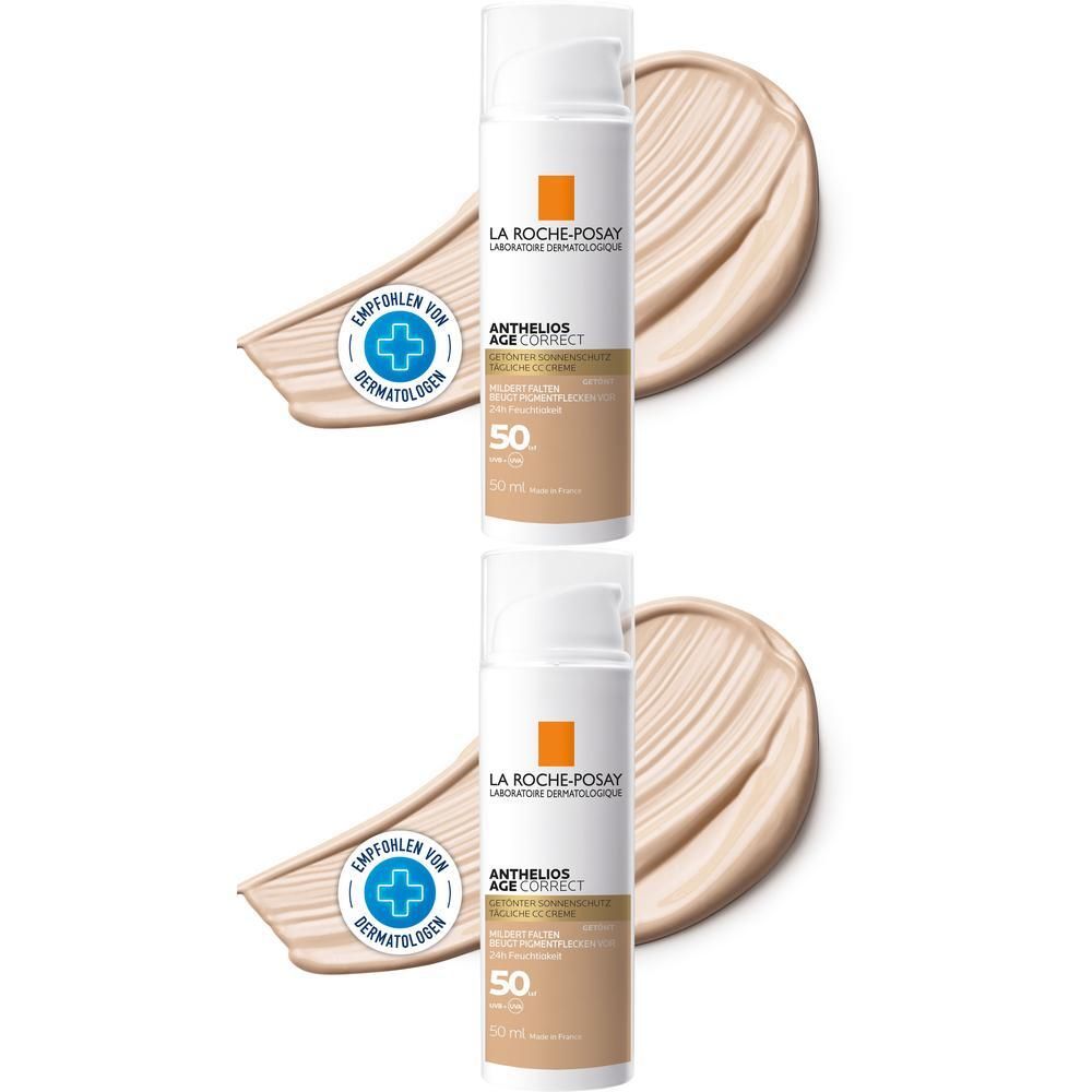 Roche-Posay Anthelios Age Correct getön.Cre.LSF 50 2x 2x50 ml Creme