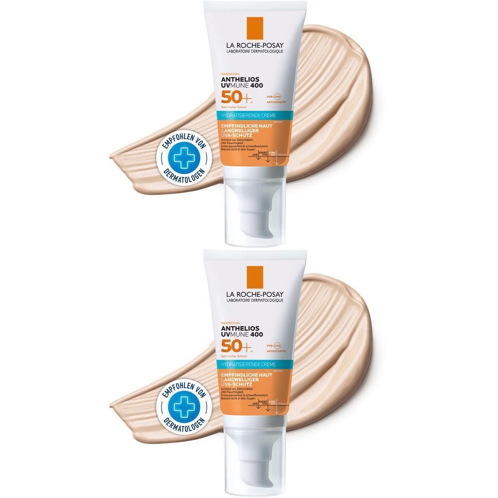 Roche-Posay Anthelios hydratis.Cre.getönt LSF 50+ 2x 2x50 ml Creme