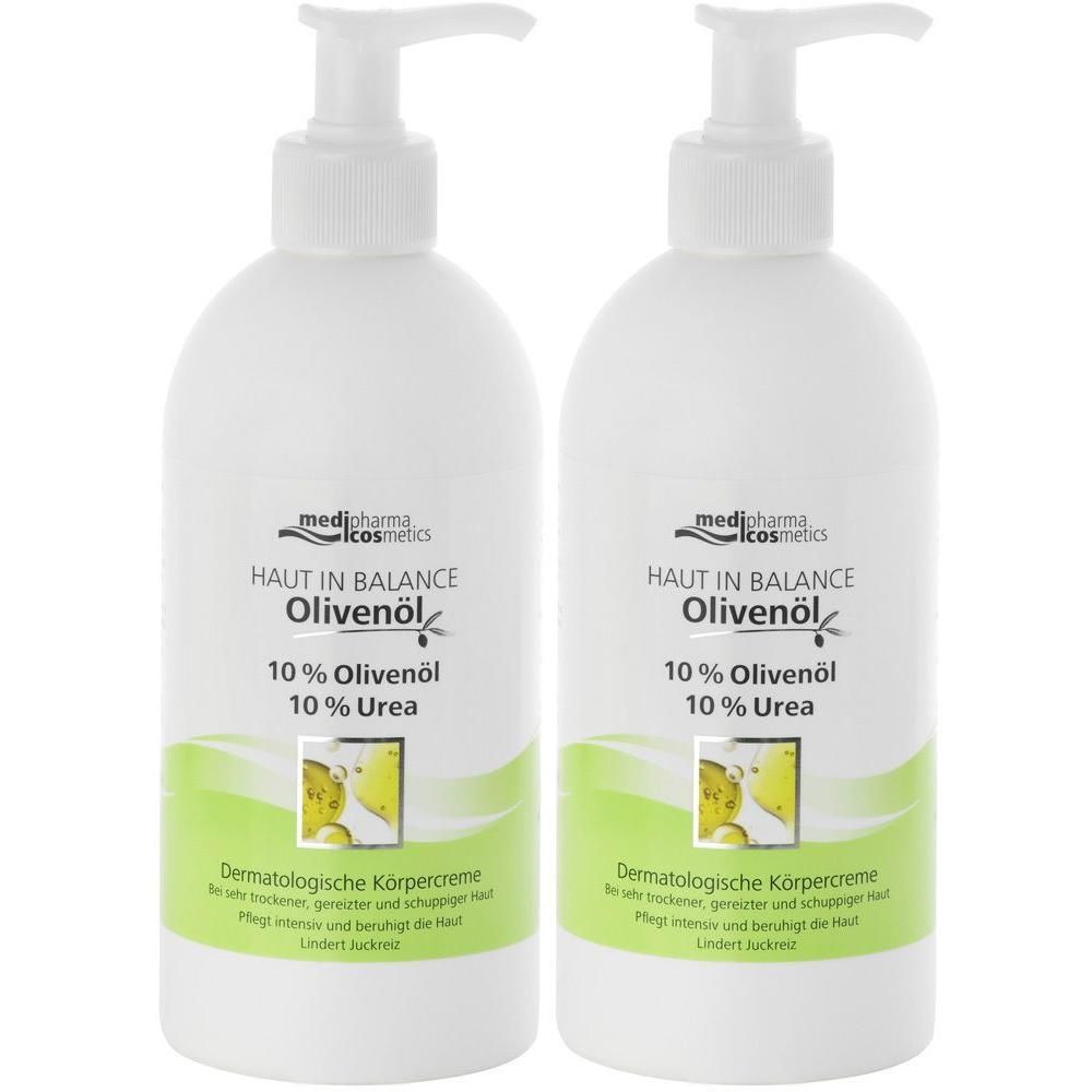 Haut IN Balance Olivenöl Derm.Körpercreme 10% 2x 2x500 ml Creme