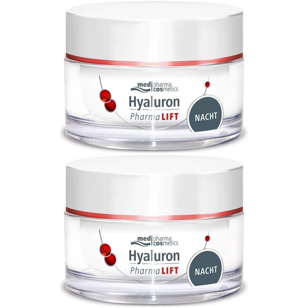 Hyaluron Pharmalift Nacht Creme 2x 2x50 ml Nachtcreme