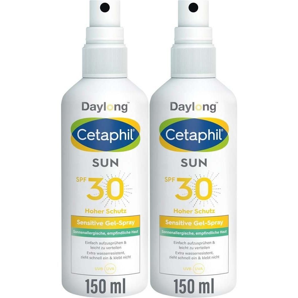 Cetaphil Sun Daylong SPF 30 sensitive Gel-Spray 2x 2x150 ml Spray