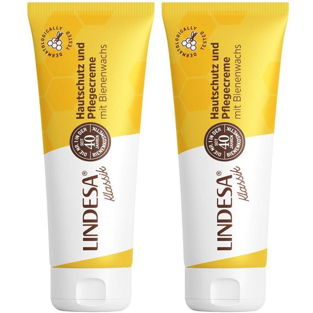 Lindesa Hand- und Hautschutzcreme 2x 2x75 ml Creme