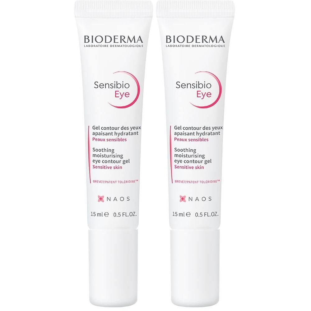 Bioderma Sensibio Eye Augenpflege Gel 2x 2x15 ml